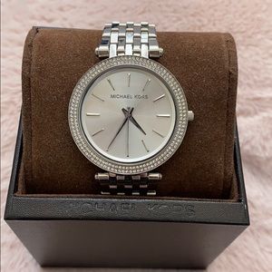 Authentic Michael Kors Darci Silver-Tone Watch